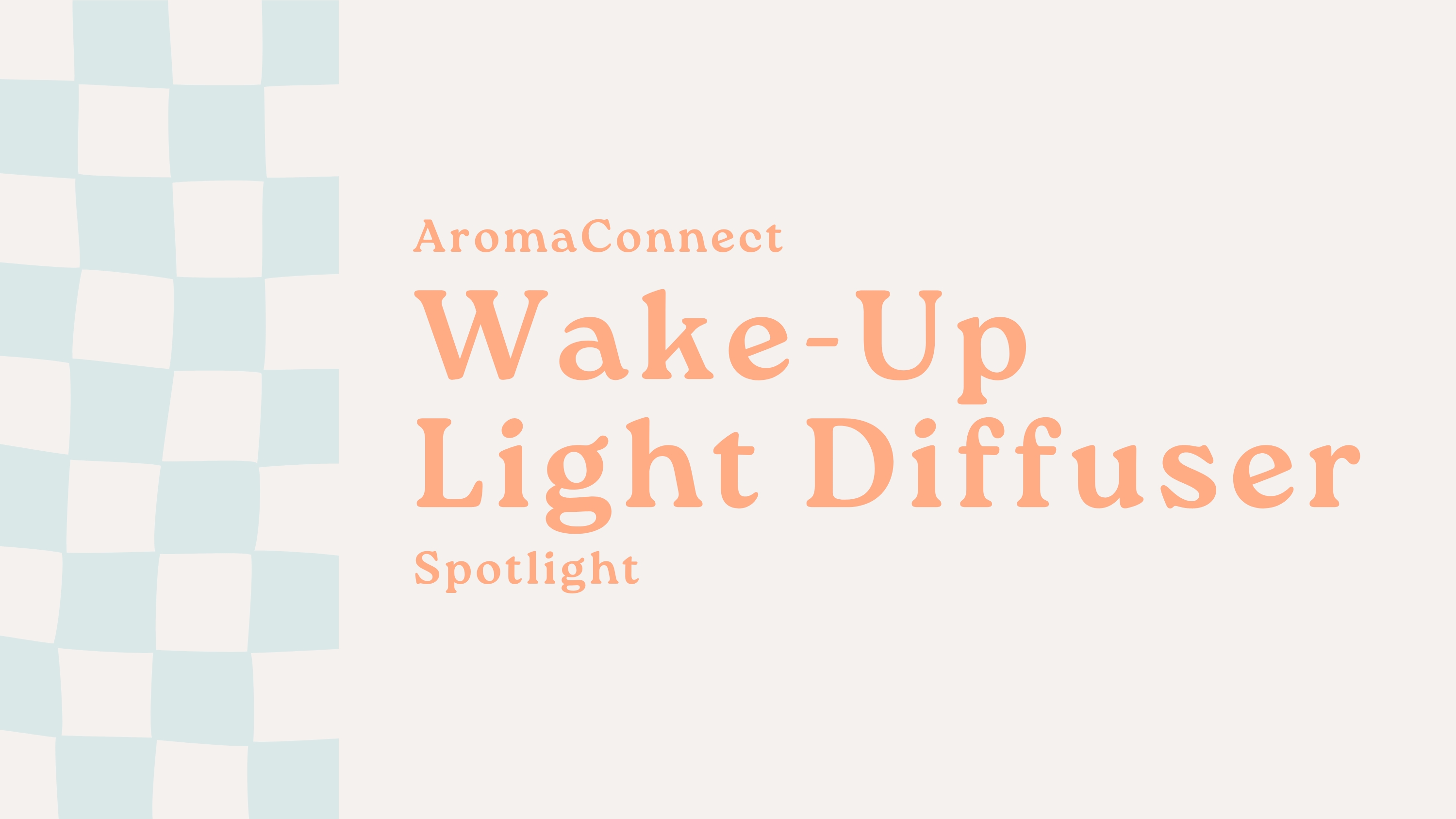 AromaConnect Wake-Up Light Diffuser Spotlight